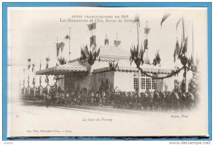 51 - BETHENY -- Fêtes Franco Russes - Revue de Bétheny - N° 34