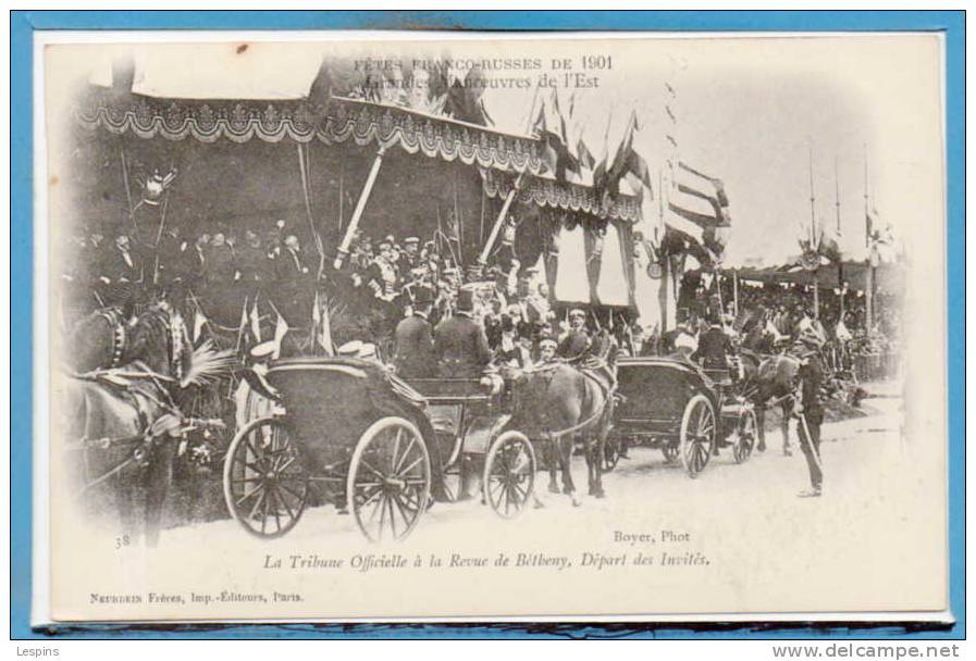 51 - BETHENY -- Fêtes Franco Russes - Revue de Bétheny - N° 38