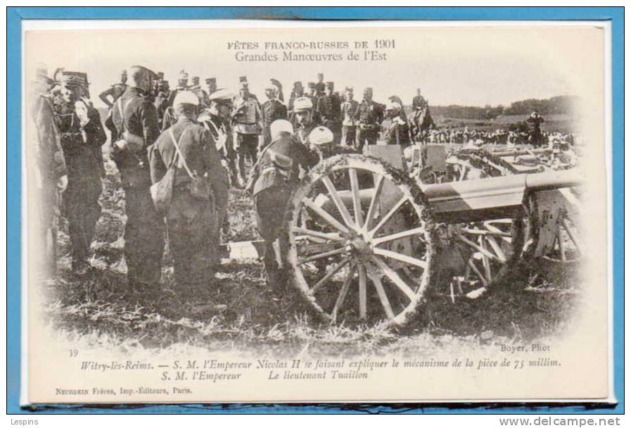51 - BETHENY -- Fêtes Franco Russes - Revue de Bétheny - N° 39