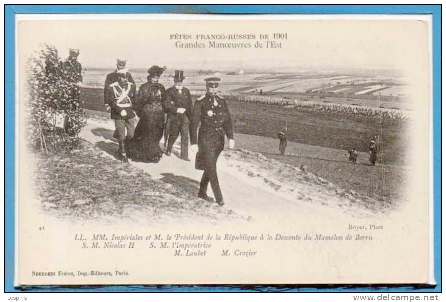51 - BETHENY -- Fêtes Franco Russes - Revue de Bétheny - N° 41