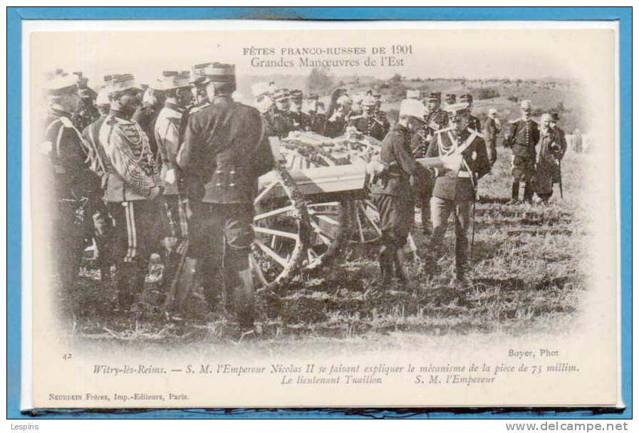 51 - BETHENY -- Fêtes Franco Russes - Revue de Bétheny - N° 42