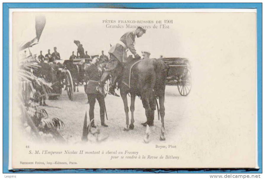 51 - BETHENY -- Fêtes Franco Russes - Revue de Bétheny - N° 44