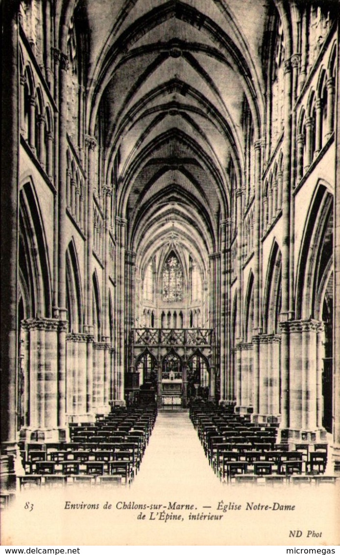 51 - L'EPINE - Notre-Dame de l'Epine - Intérieur