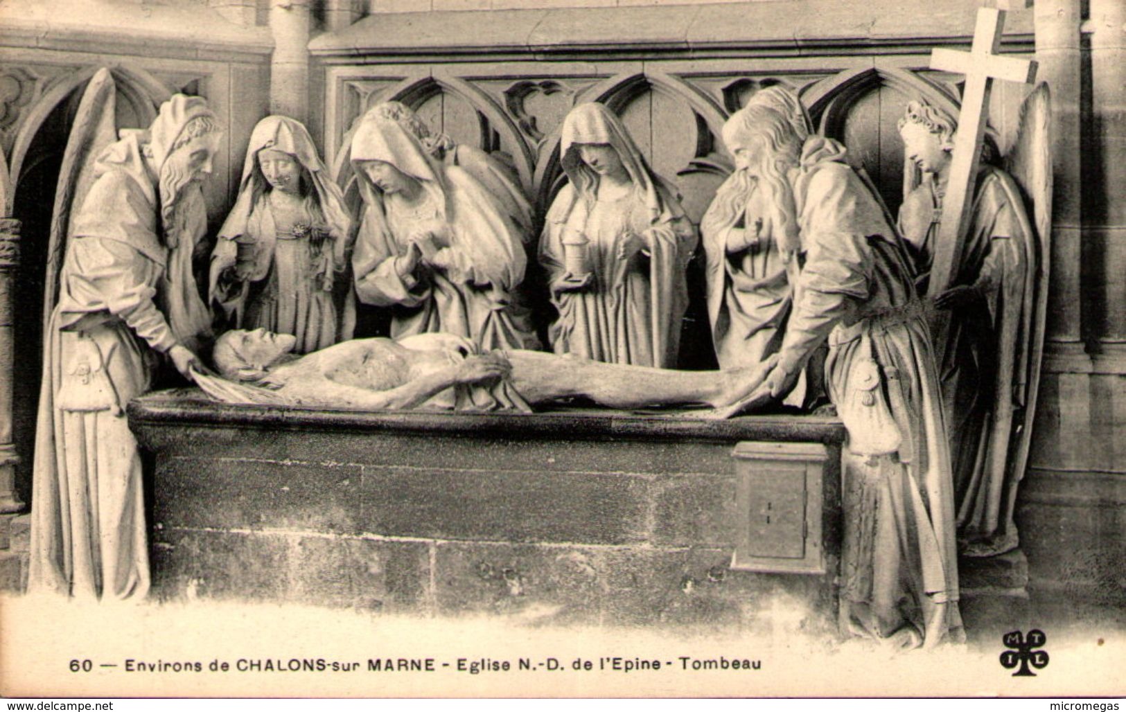 51 - L'EPINE - Notre-Dame de l'Epine - Tombeau