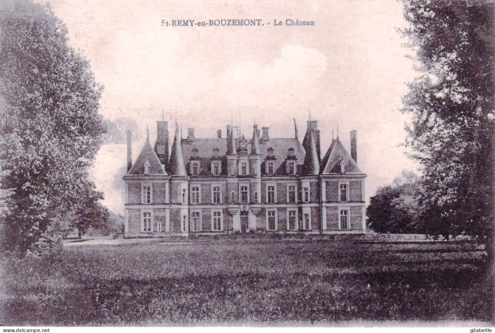 51 - marne - SAINT REMY en BOUZEMONT -  le chateau