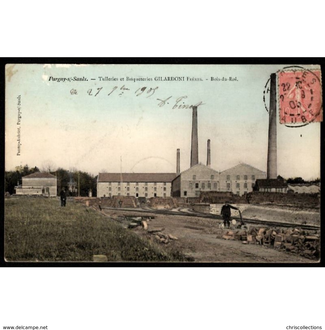 51 - PARGNY SUR SAULX (Marne) - Tuileries et Briqueteries GILARDONI Frères - Bois du Roi