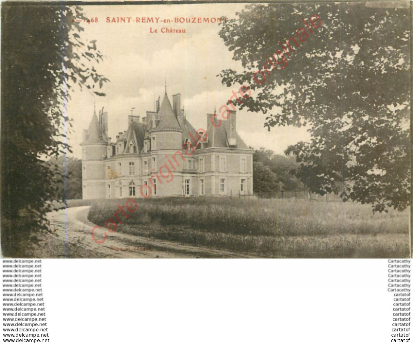 51.  SAINT REMY EN BOUZEMONT .  Château