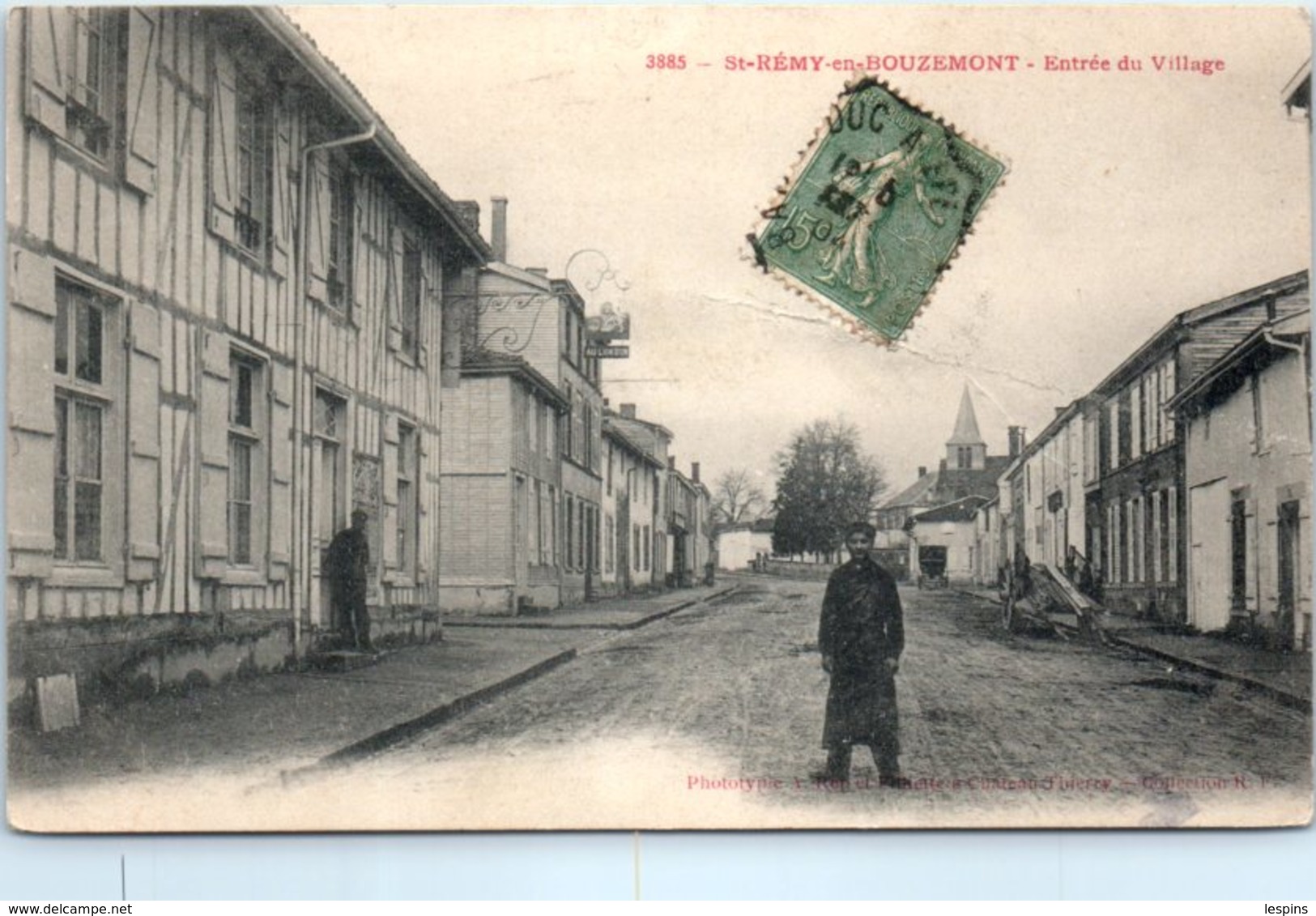 51 - SAINT REMY en BOUZEMONT --  Entrée du Village