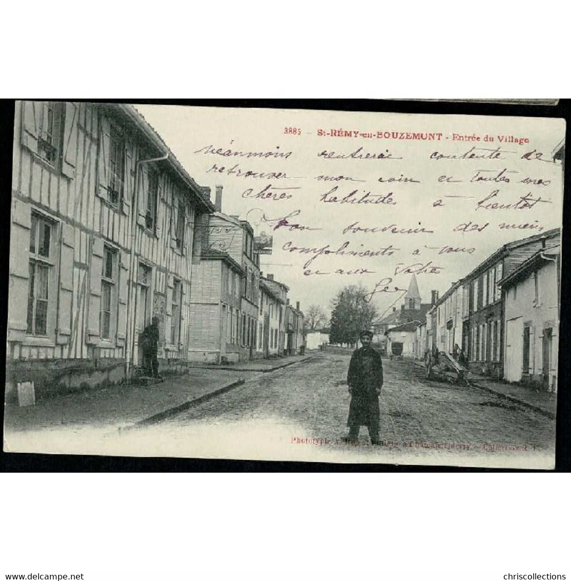 51 - SAINT REMY EN BOUZEMONT - Entrée du Village