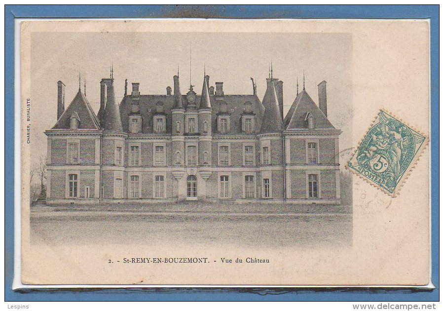 51 - SAINT REMY en BOUZEMONT --  Vue du Château