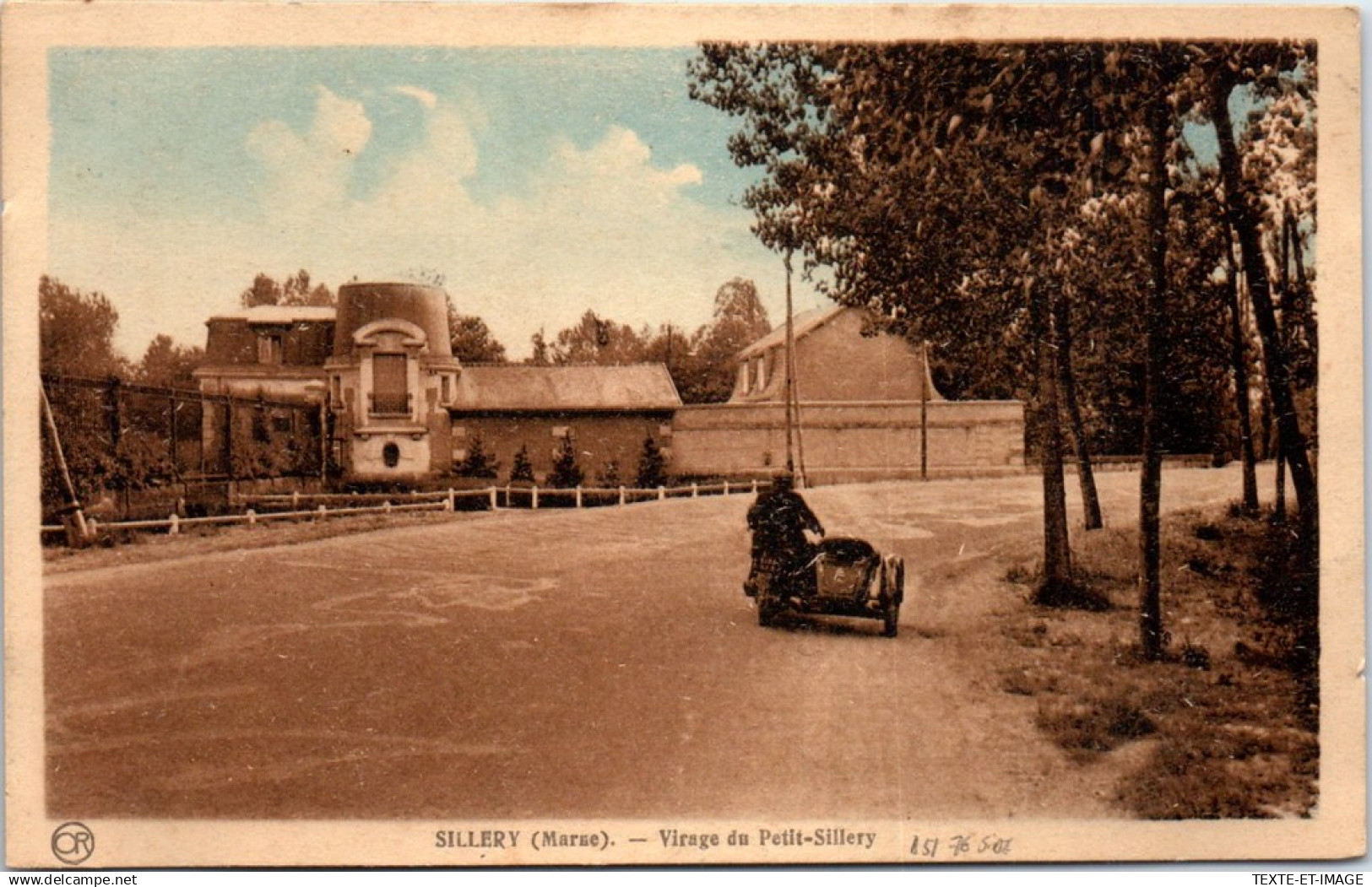 51 SILLERY - virage du petit sillery (side-car)