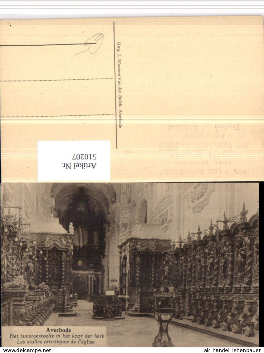 510207,Belgium Scherpenheuvel-Zichem Averbode Kerk Kirche Chorgestühl