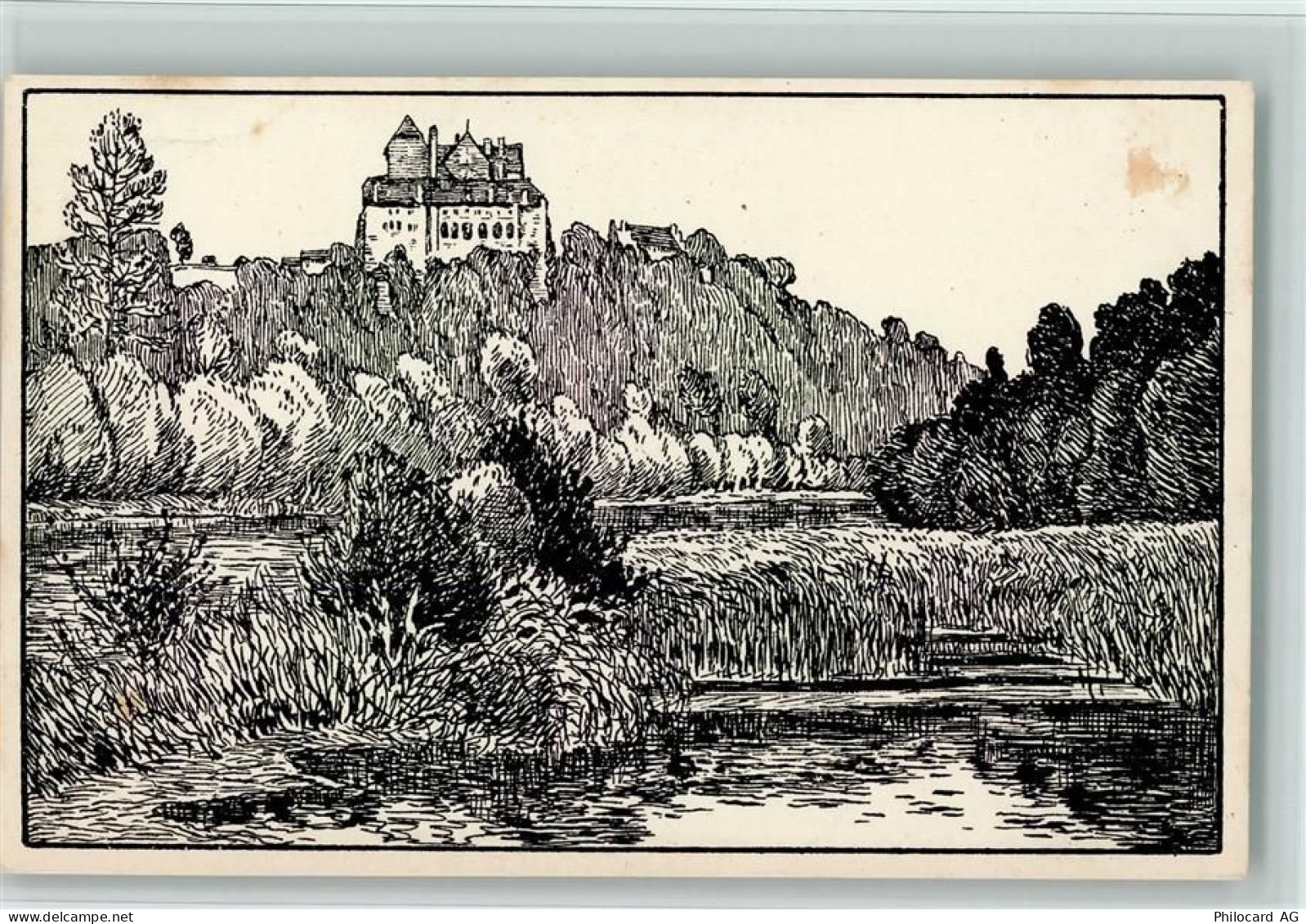 5103 Wildegg Radierung Schloss Wildegg - 11092948