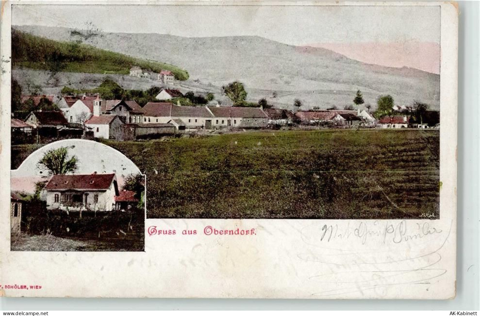5110 Oberndorf bei Salzburg 1904 Lithographie - 52067688