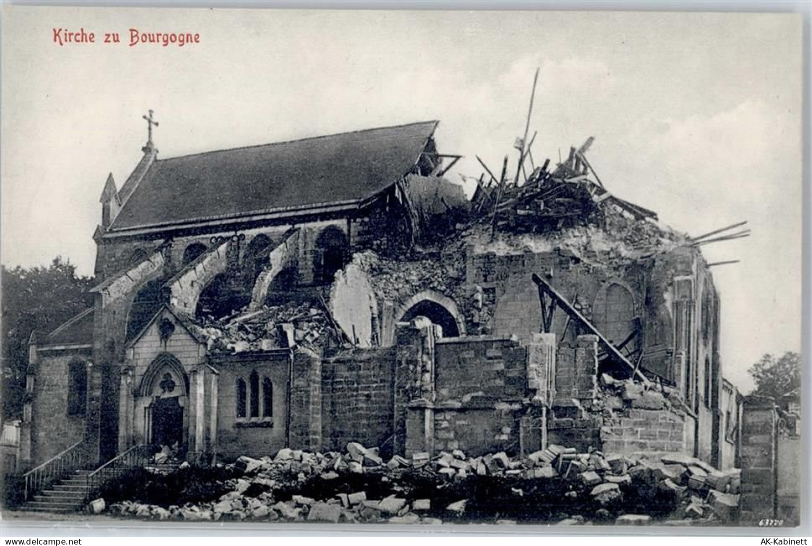 51110 Bourgogne - zerstörte Kirche - 51539071