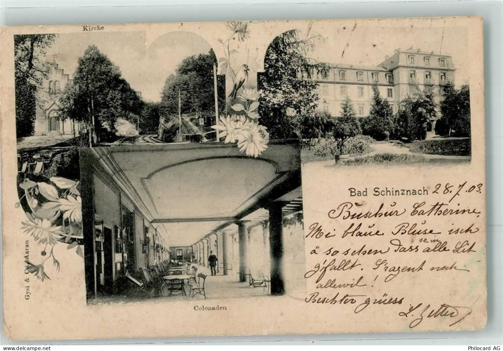 5116 Schinznach Bad 1903 Gebrauchsspuren - 10644158