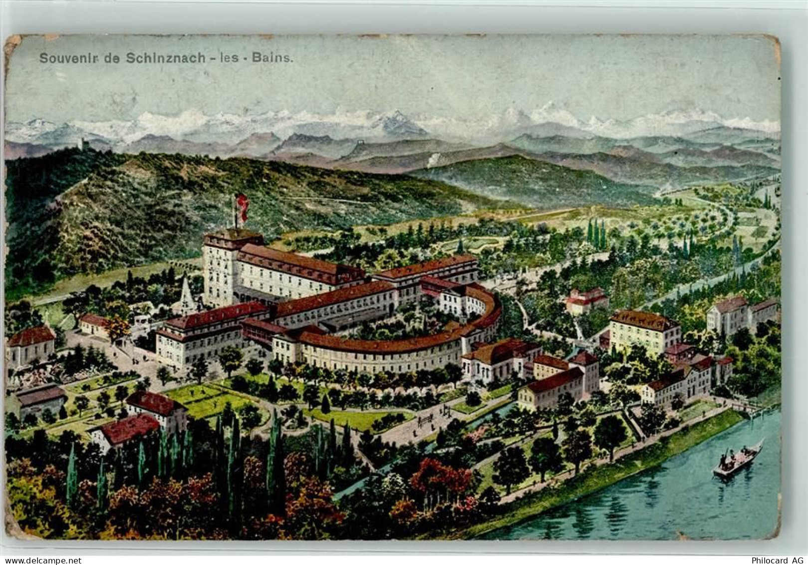 5116 Schinznach Bad 1908 - Bahnpost Ambulant - 39405977