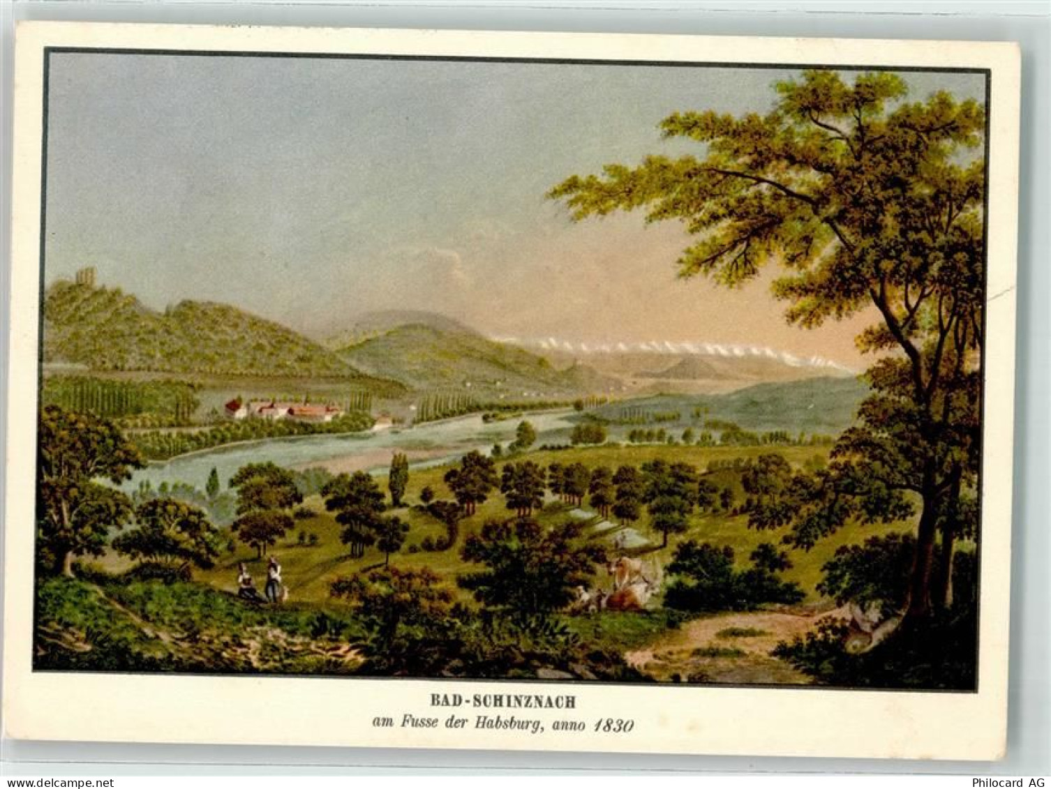 5116 Schinznach Bad Künstlerkarte Anno 1830 - 39489823