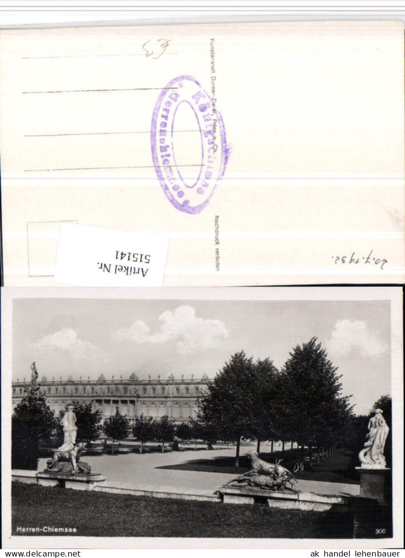 515141,Herrenchiemsee Schloss Statuen