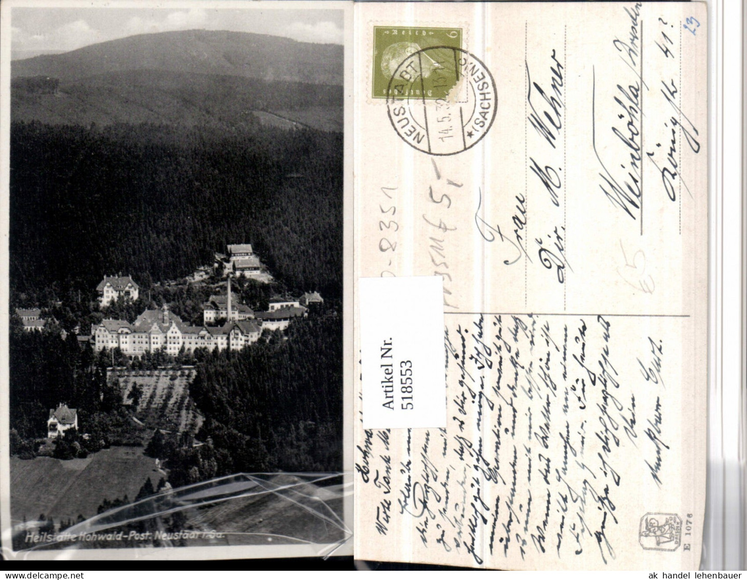 518553,Heilstätte Hohwald b. Neustadt in Sachsen