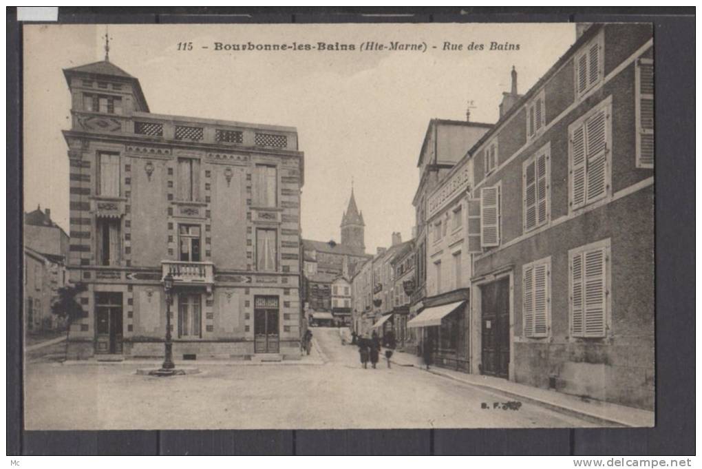 52 - Bourbonne les Bains - Rue des Bains
