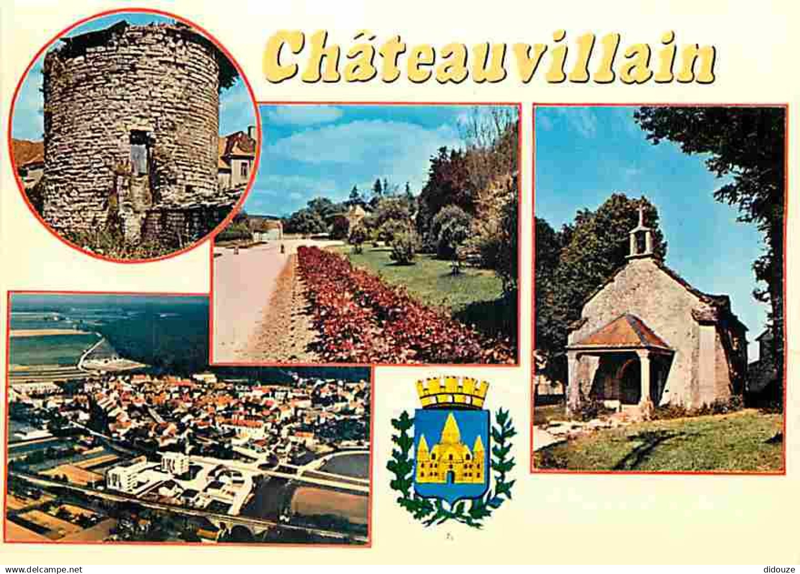 52 - Chateauvillain - Multivues - Blasons - CPM - Voir Scans Recto-Verso