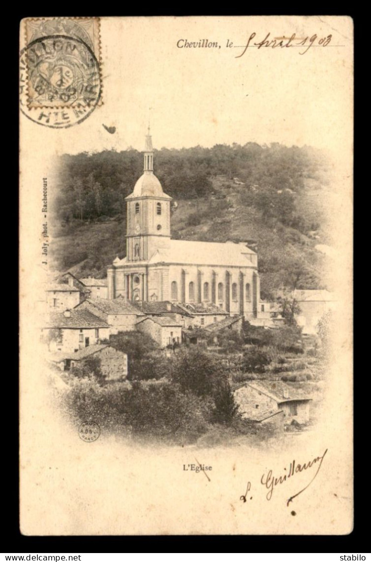 52 - CHEVILLON - L'EGLISE