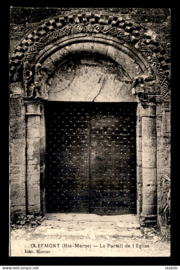 52 - CLEFMONT - PORTAIL DE L'EGLISE