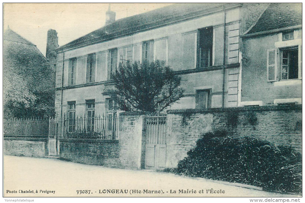52 - HAUTE MARNE - Longeau - mairie - école