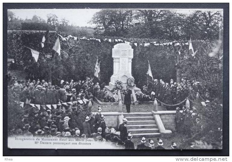 52 Rosoy-sur-Amance monument aux morts inauguration    D52D  C52435C RH042346
