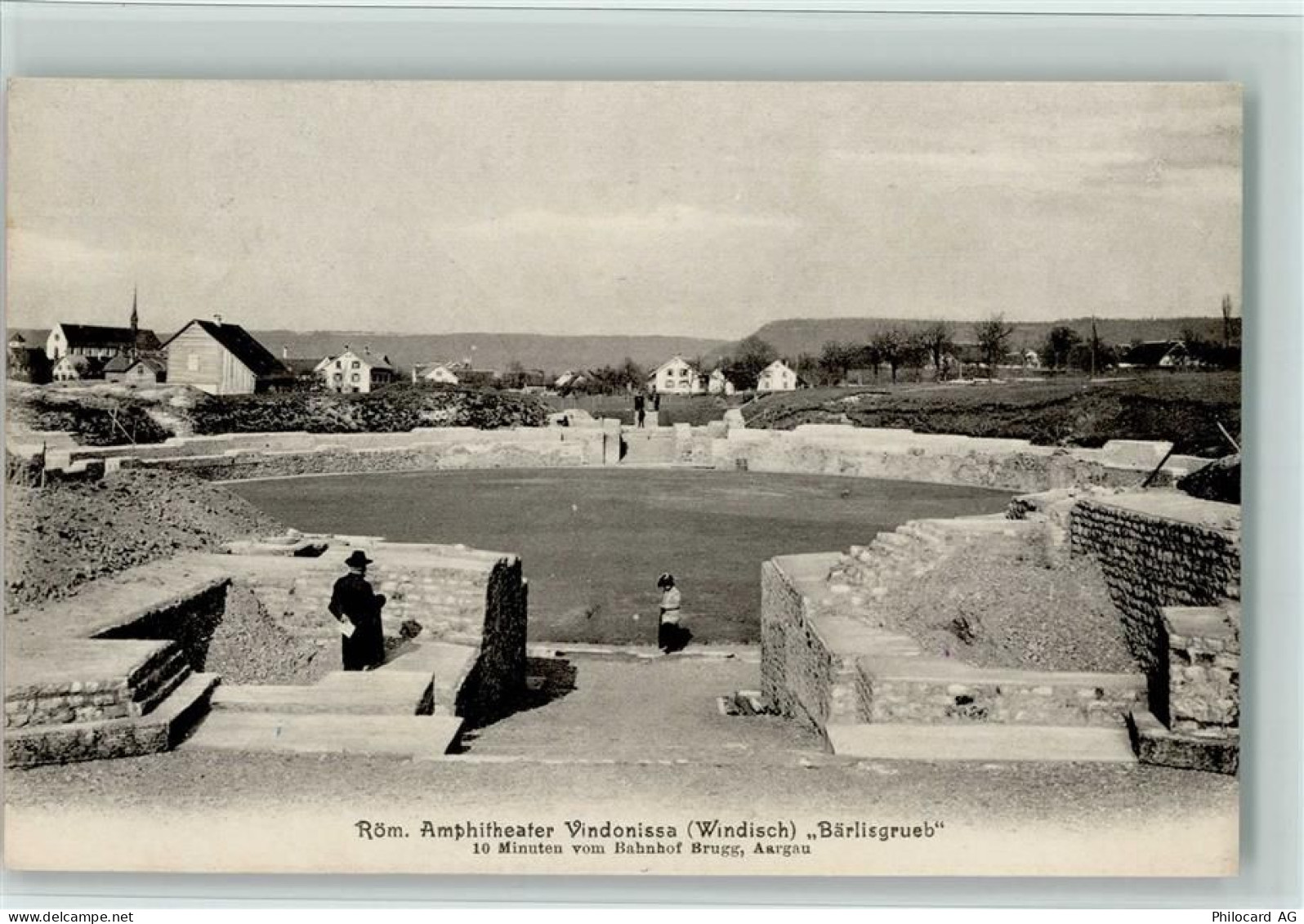 5210 Windisch 1907 - Röm. Amphitheater Vindonissa Bärlisgrueb - 11084876