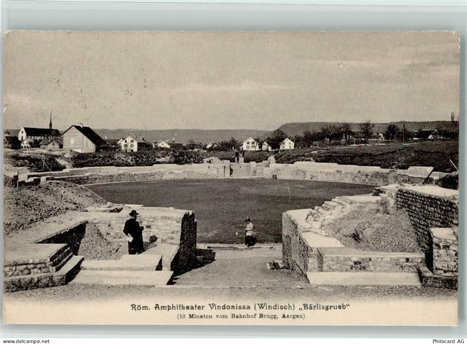 5210 Windisch 1911 - Römisches Amphitheater Vindonissa Bärlisgrueb - 10196468