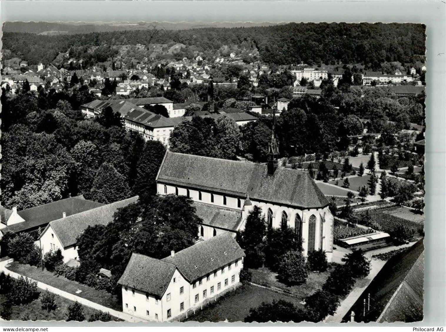 5210 Windisch Foto AK Fliegeraufnahme Kirche - 38217243