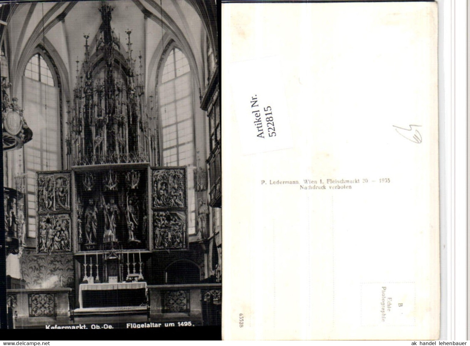 522815,Kefermarkt Kirche Innenansicht Flügelaltar