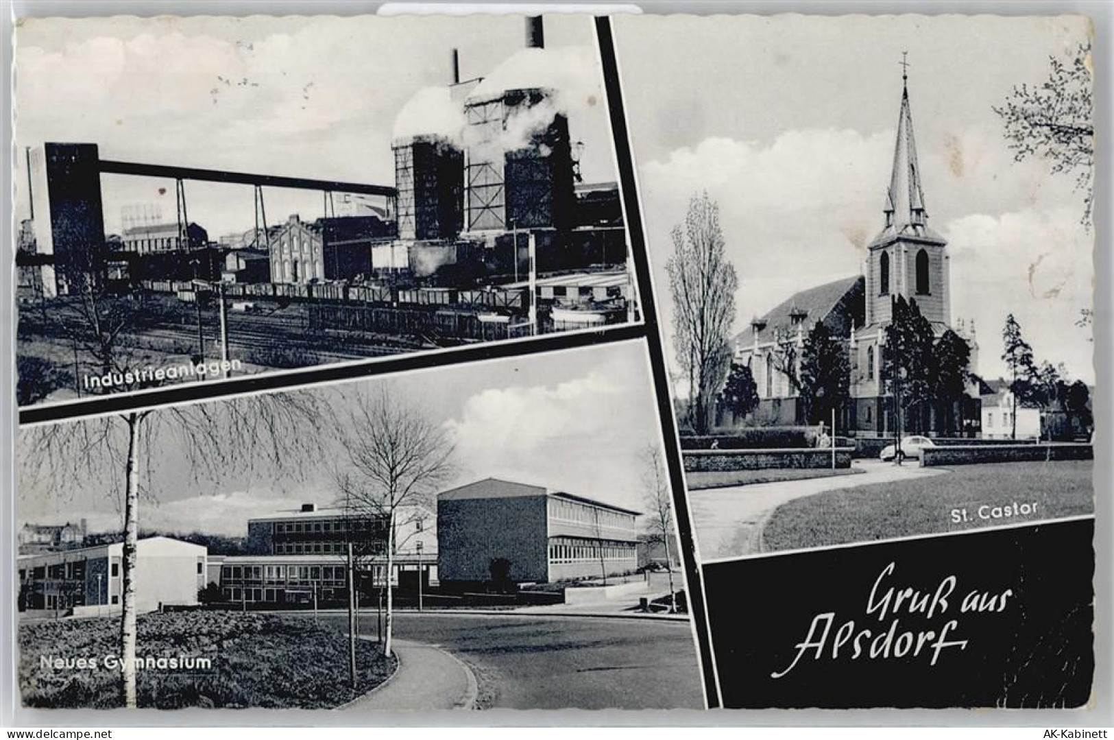 52477 W5110 Alsdorf , Rheinl Gebrauchsspuren Industrieanlagen, Kirche St... - 51068715