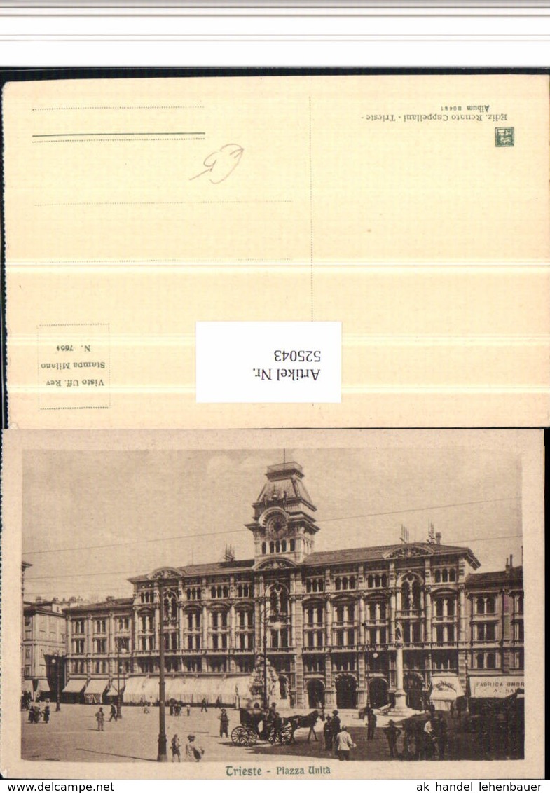 525043,Friuli-Venezia-Giulia Trieste Triest Piazza dell Unita