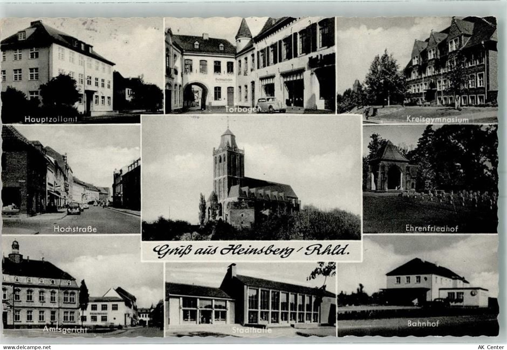 52525 W5138 Heinsberg , Rheinl - Hauptzollamt Torbogen Kreisgymnasium Eh... - 10574149