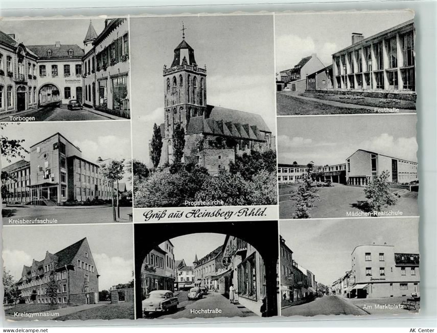 52525 W5138 Heinsberg , Rheinl - Torbogen Kreisberufsschule Kreisgymnasi... - 10262879