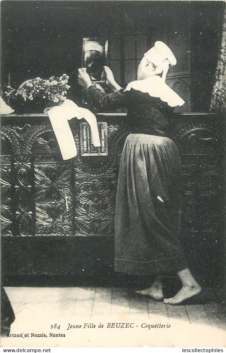 52905 - BEUZEC CAP SIZUN - JEUNE FILLE DE BEUZEC / COQUETTERIE