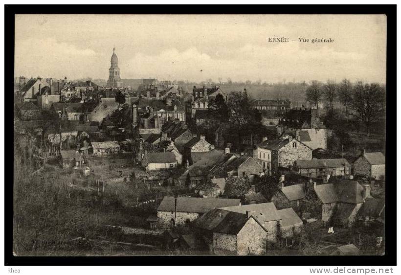 53 Ernée vue aerienne D53D K53096K C53096C RH076680