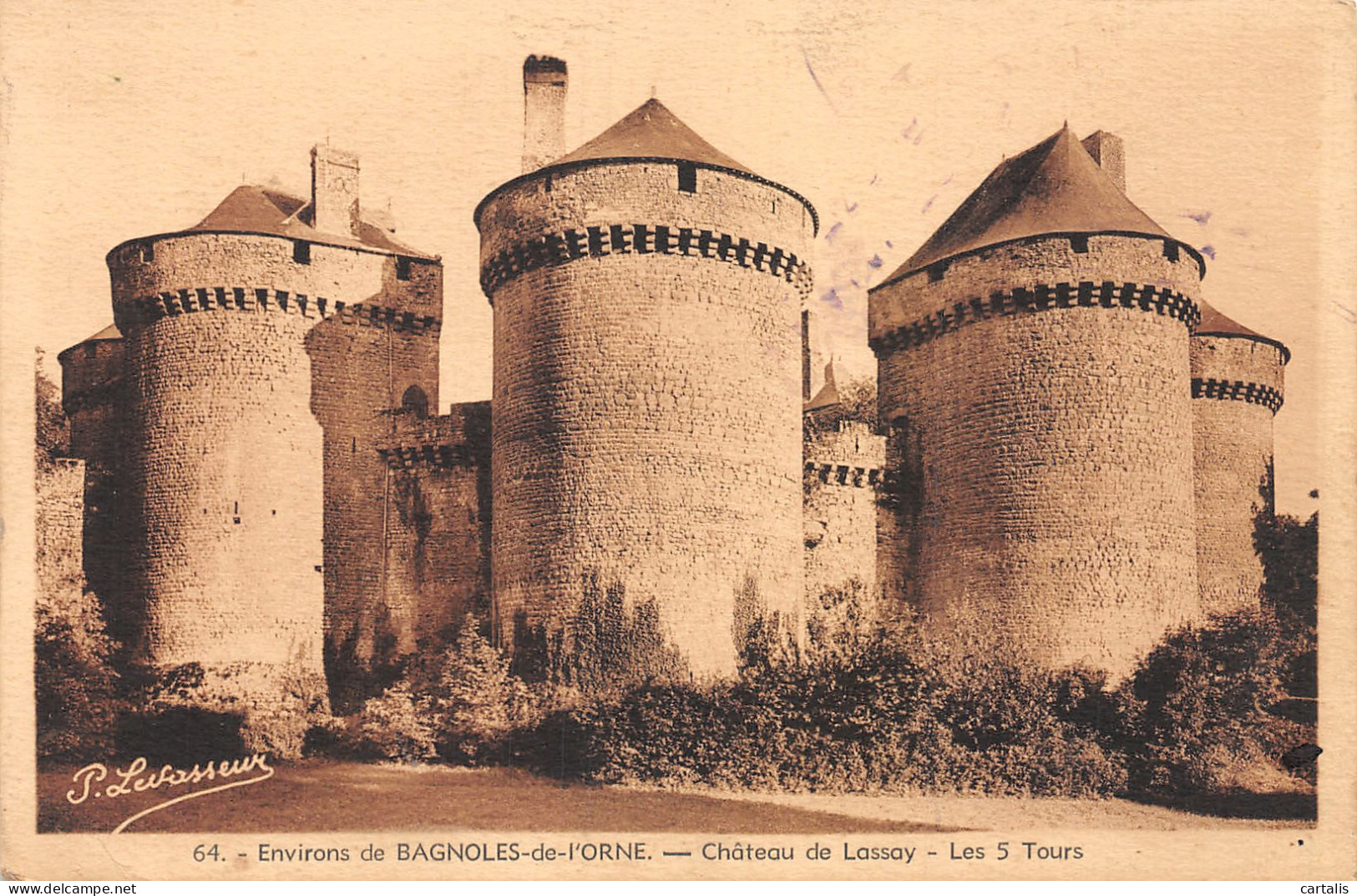53-LASSAY LES CHATEAUX CHATEAU DE LASSAY-N°4172-E/0087