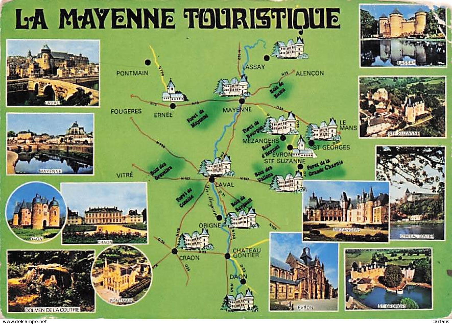 53-LASSAY LES CHATEAUX-CHATEAU DE LASSAY-N°7026-D/0331