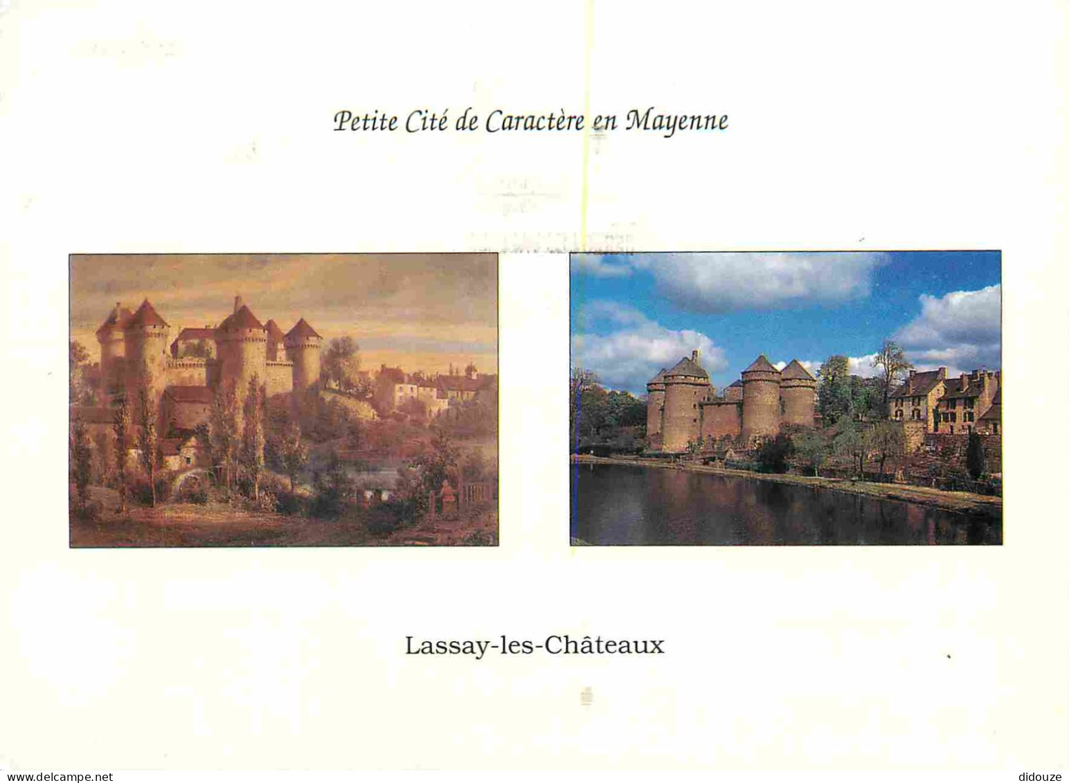 53 - Lassay les Chateaux - Hier et aujourd'hui - Multivues - Gravure du Baron de Wismes - CPM - Voir Scans Recto-Verso
