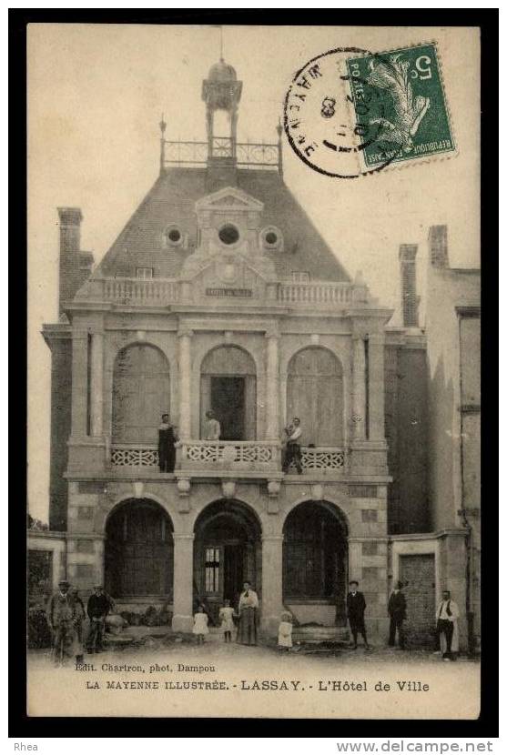 53 Lassay-les-Châteaux mairie hotel de ville D53D K53127K C53127C RH076895