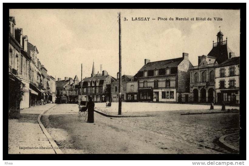 53 Lassay-les-Châteaux mairie hotel de ville D53D K53127K C53127C RH076902