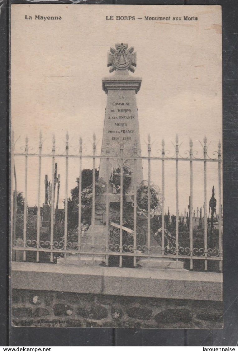 53 - LE HORPS - Monument aux Morts