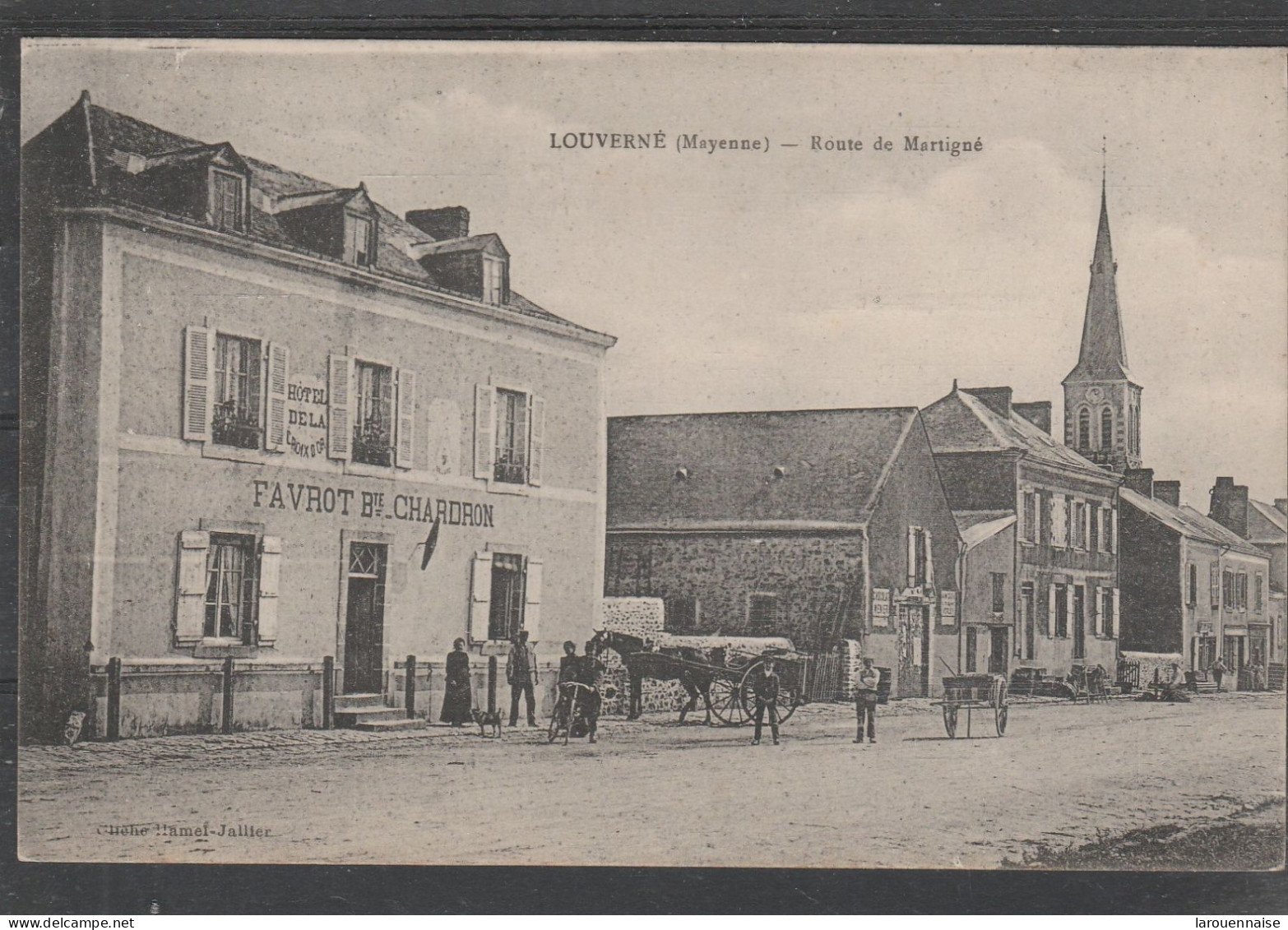 53 - LOUVERNE - Route de Martigné