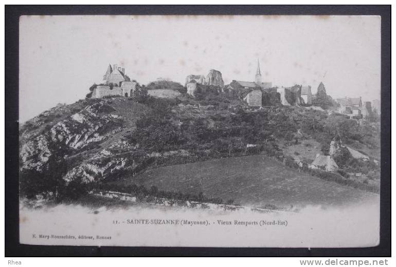 53 Sainte-Suzanne chateau rempart    D53D  K53255K  C53255C RH037048