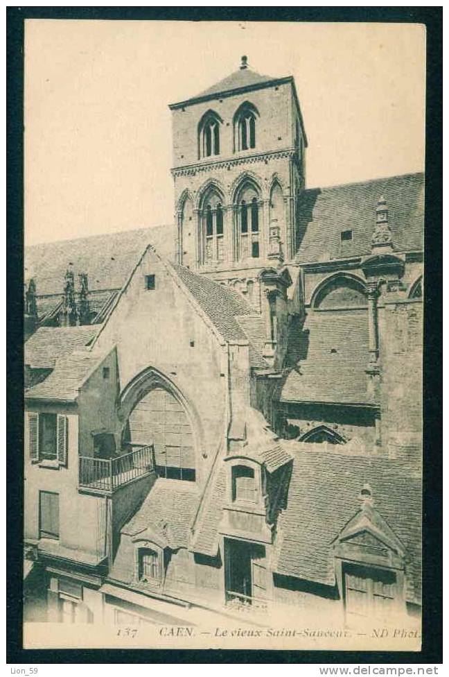 53058 / [14] Calvados > Caen - LE VIEUX SAINT SAUVEUR PC used Marianne 1911 France Frankreich Francia Frankrijk