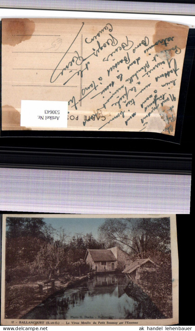 530643,France Ballancourt Ballancourt-sur-Essonne Le Vieux Moulin du Petit Saussay sur l Essonne Mühle